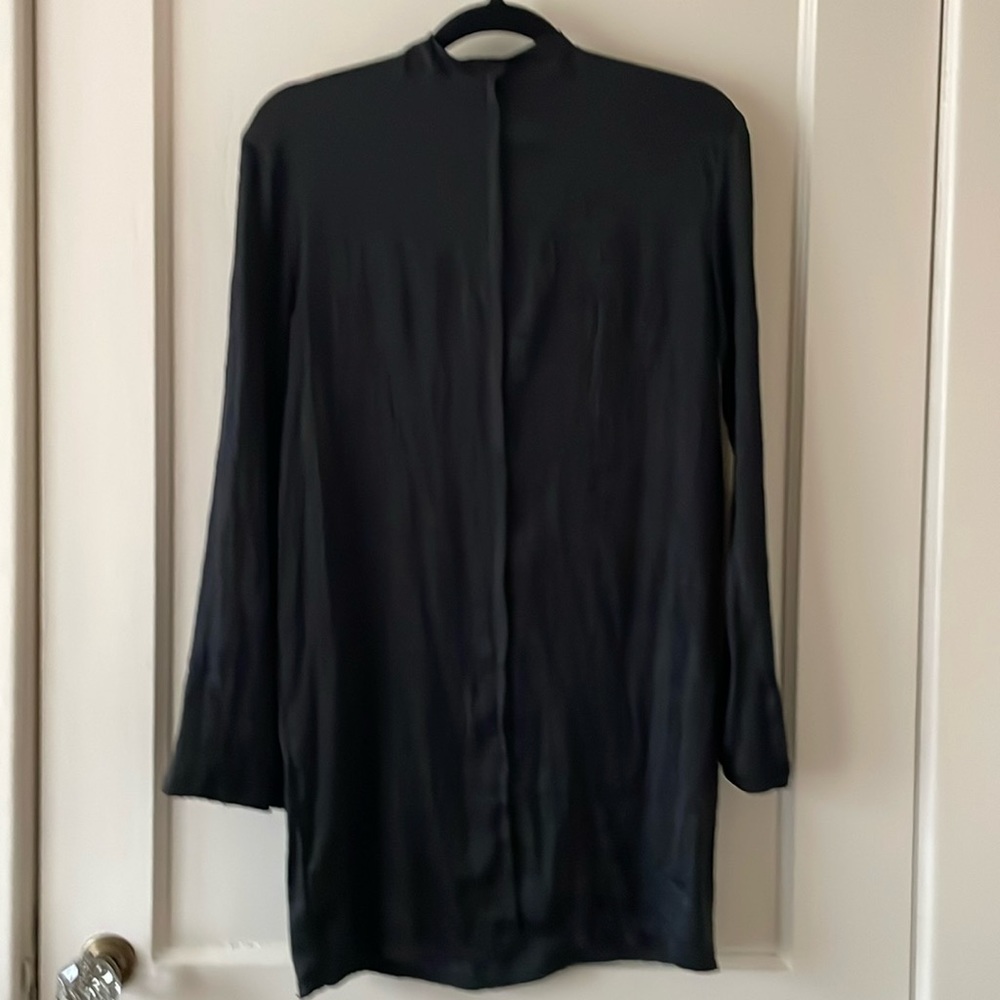 Zara Wrinkled Satin Effect Mini Dress Size XS